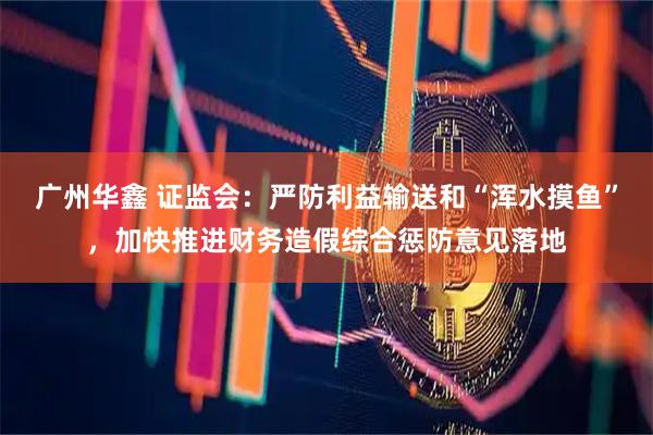 广州华鑫 证监会：严防利益输送和“浑水摸鱼”，加快推进财务造假综合惩防意见落地